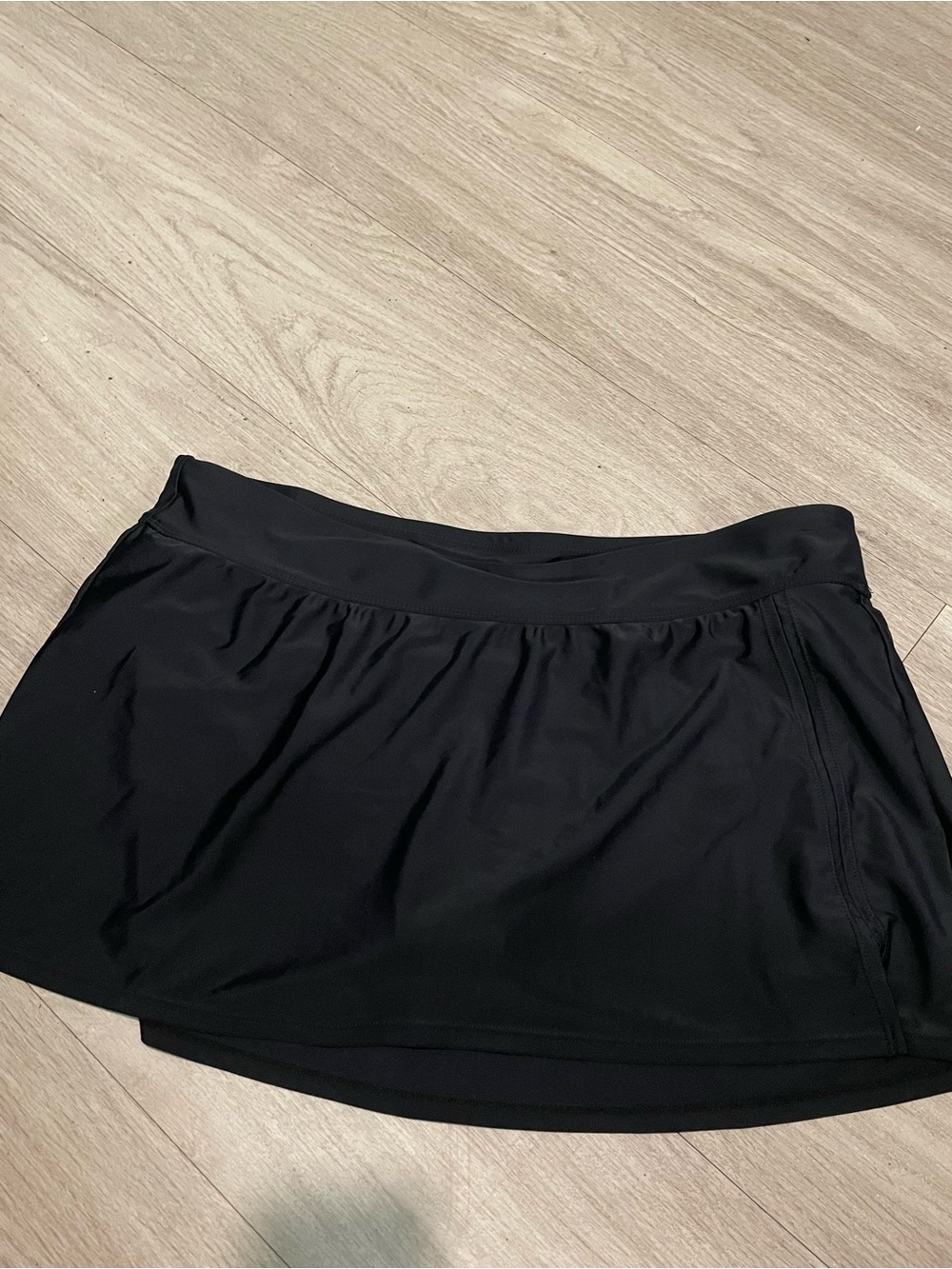 croft & barrow Black Swim Skirt Bikini Bottom